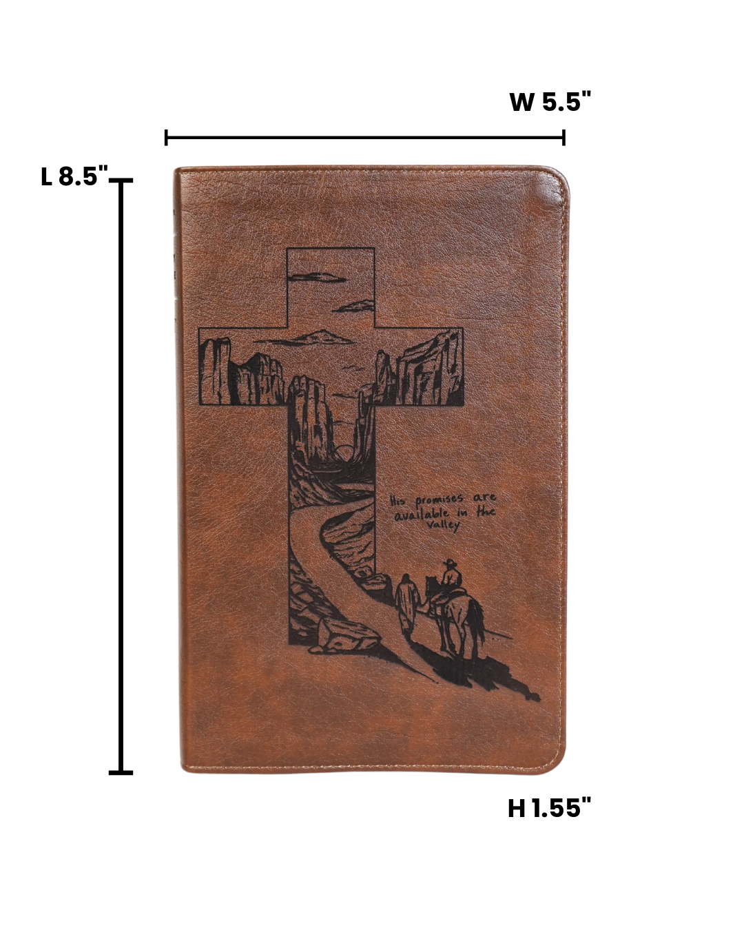 Laser Engraved Cowboy Bible