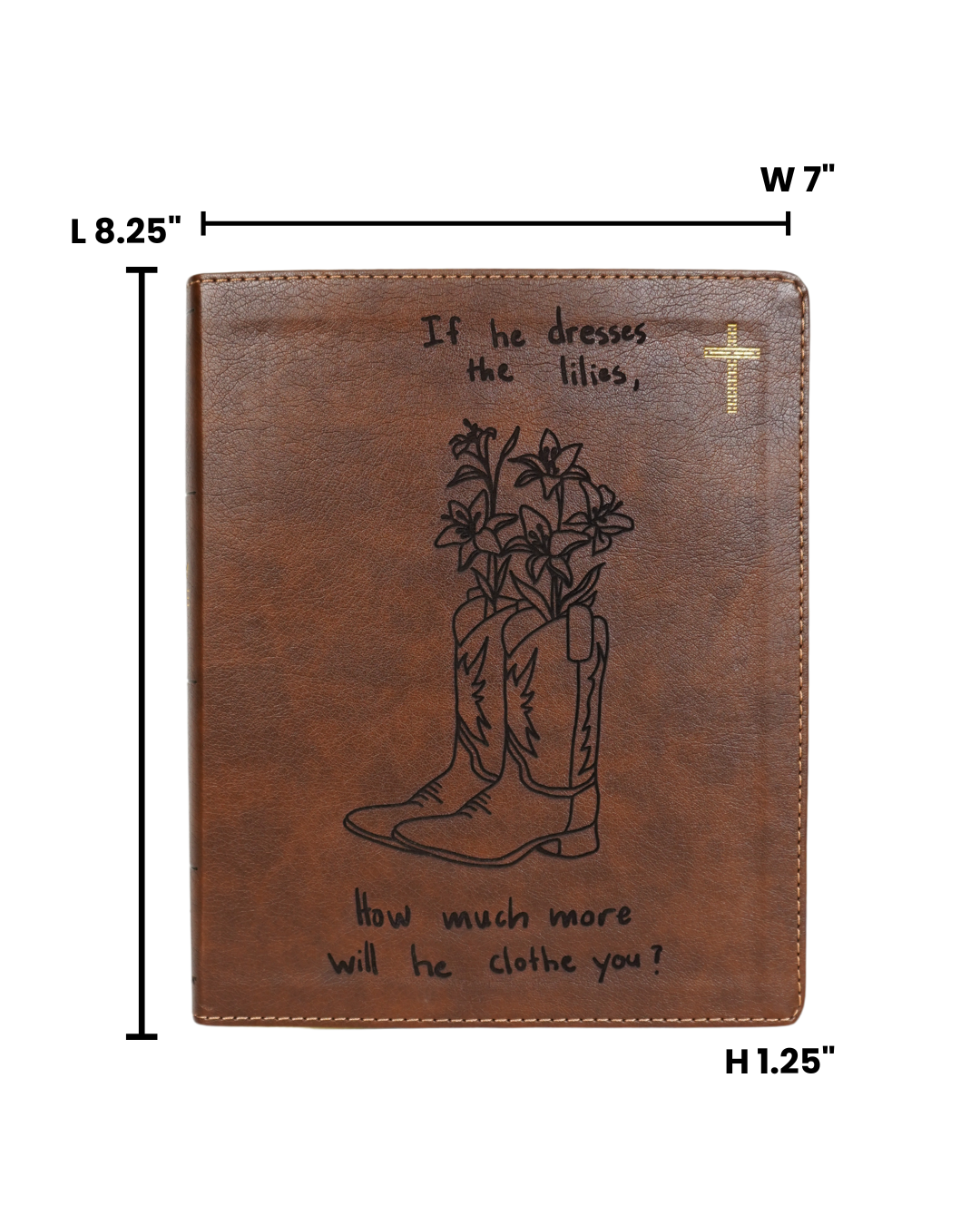 Laser Engraved Cowboy Bible