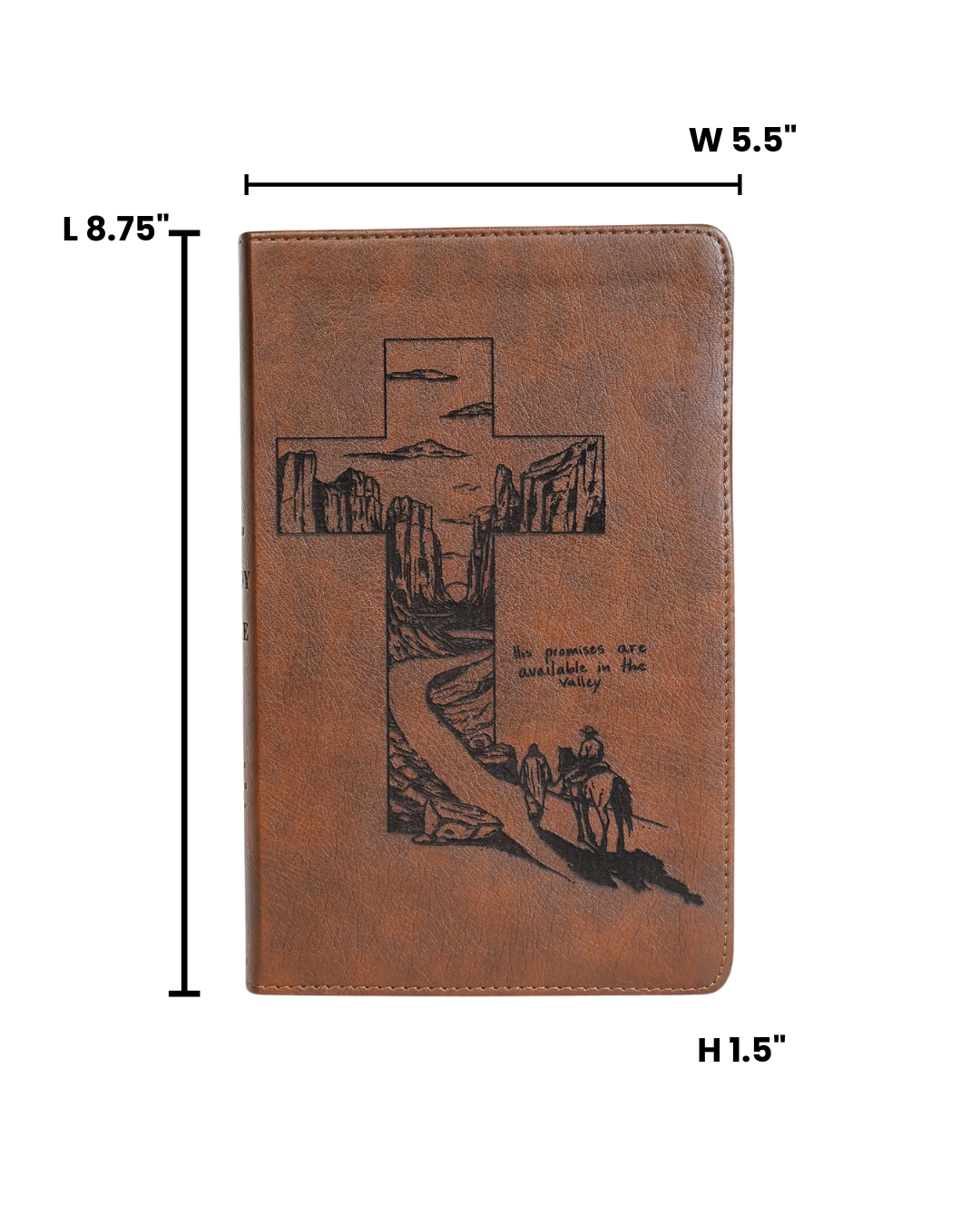 Laser Engraved Cowboy Bible