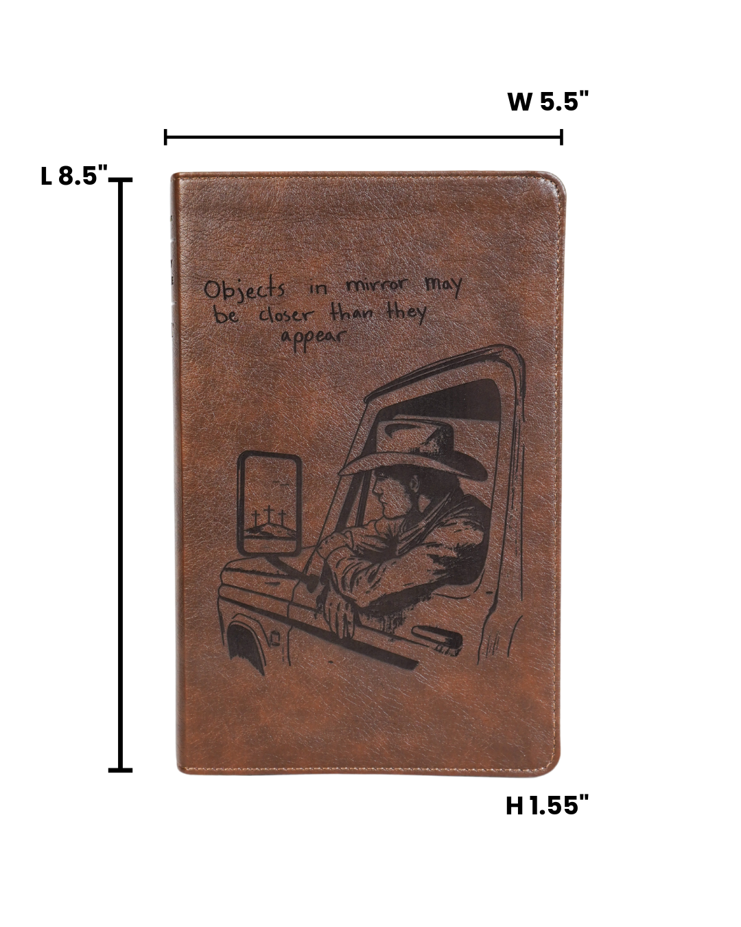 Laser Engraved Cowboy Bible