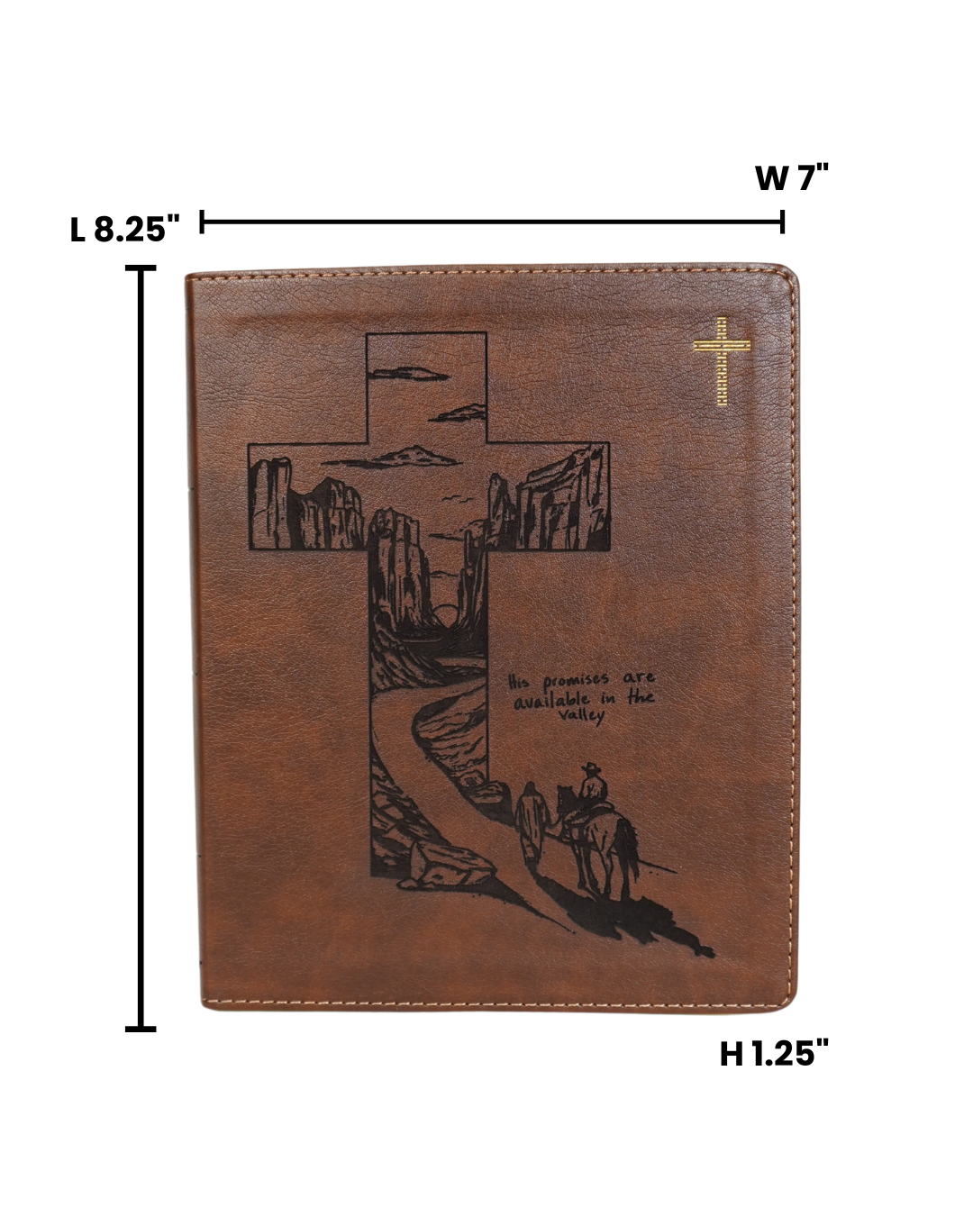 Laser Engraved Cowboy Bible