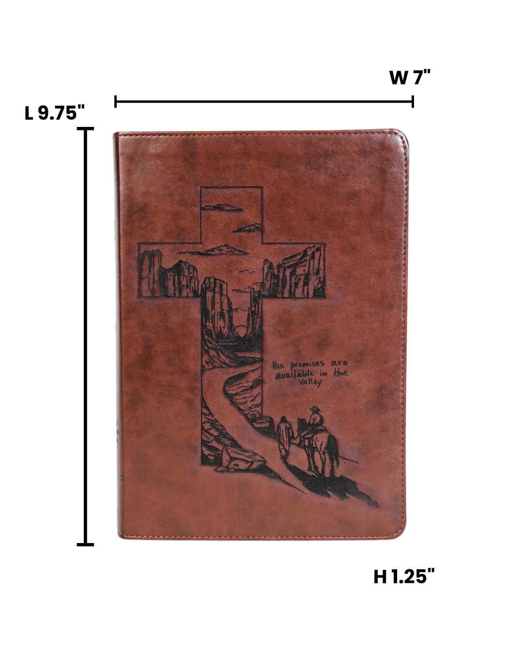 Laser Engraved Cowboy Bible