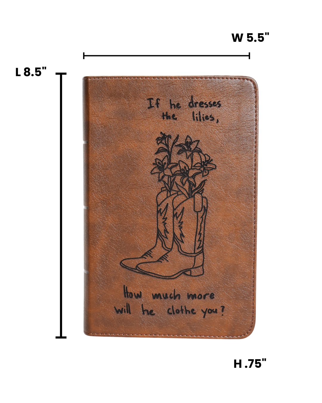 Laser Engraved Cowboy Bible