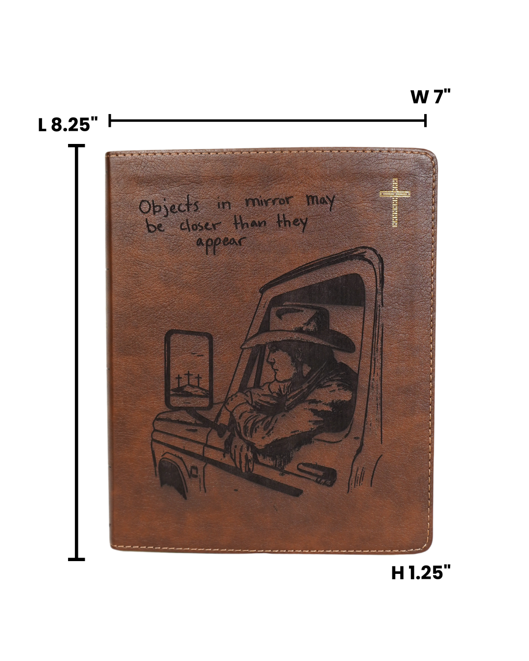 Laser Engraved Cowboy Bible