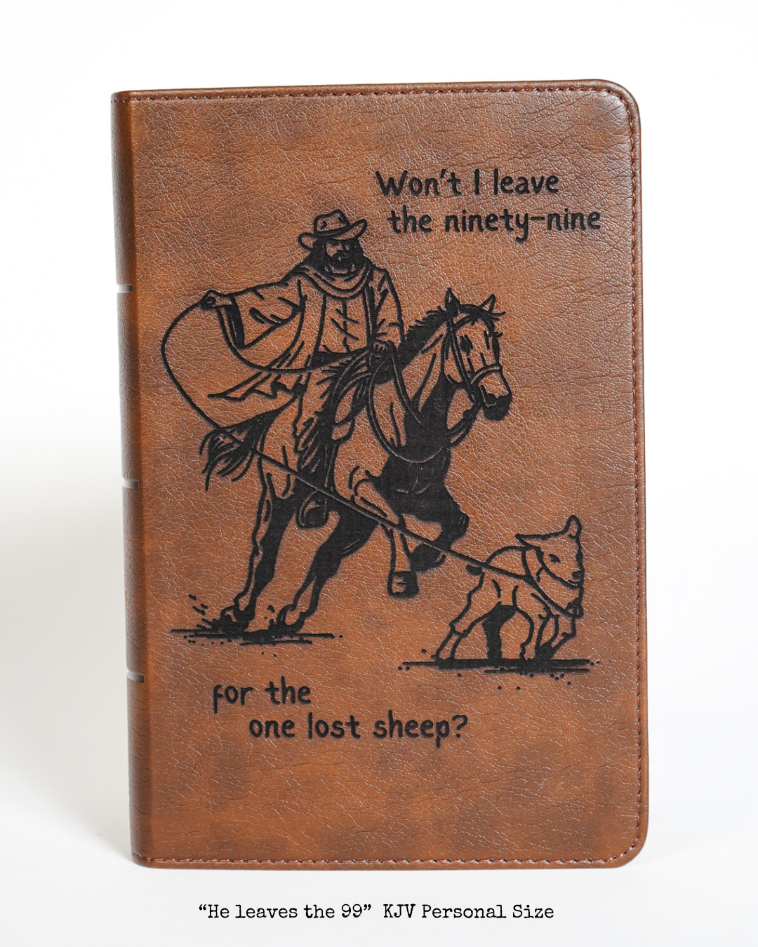 Laser Engraved Cowboy Bible