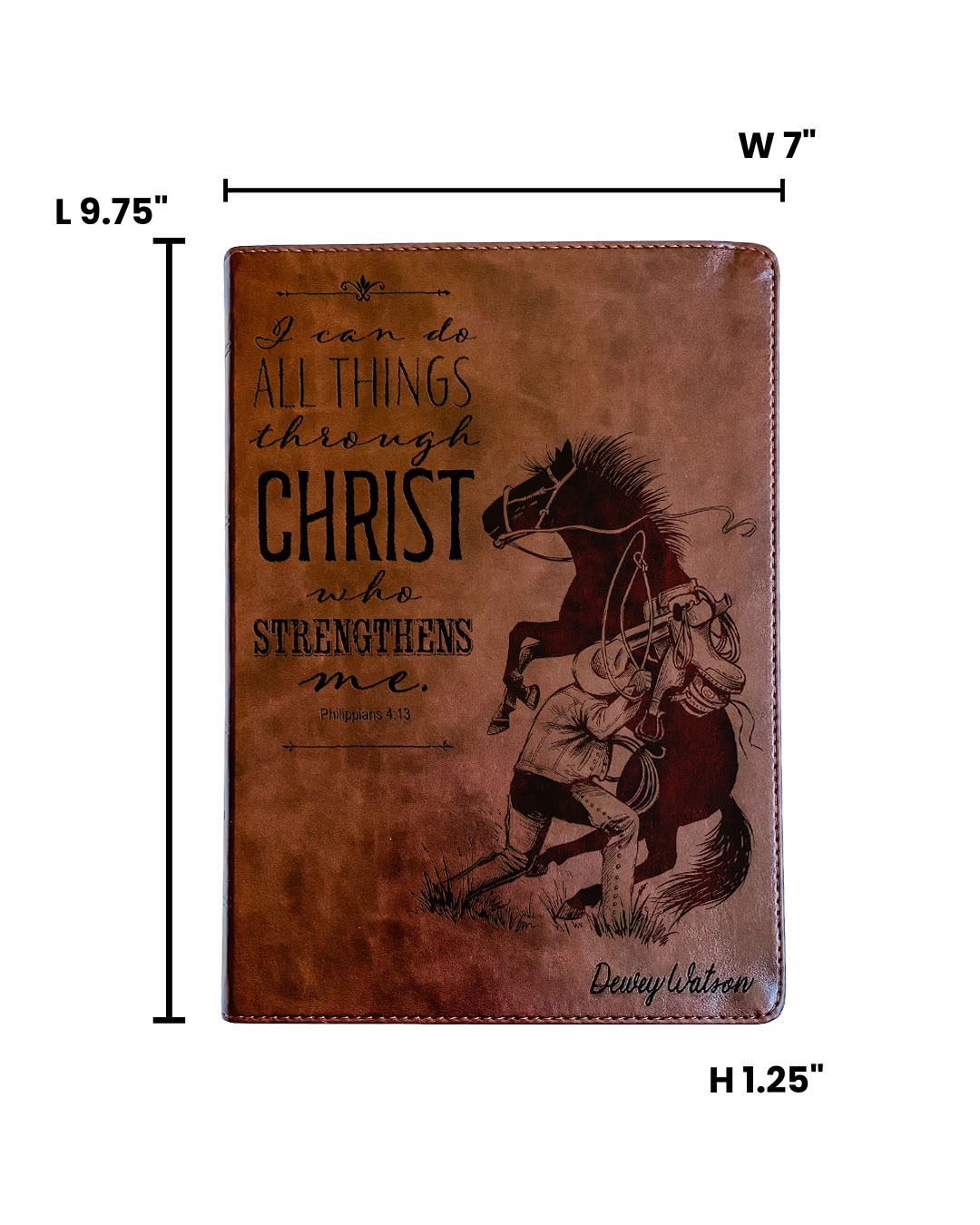 Personalized Cowboy Bible