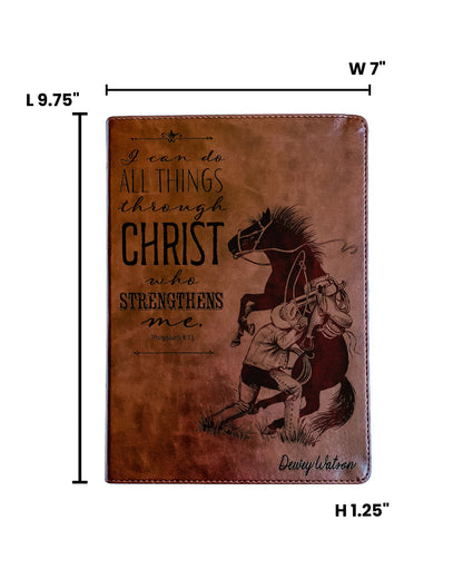 Personalized Cowboy Bible