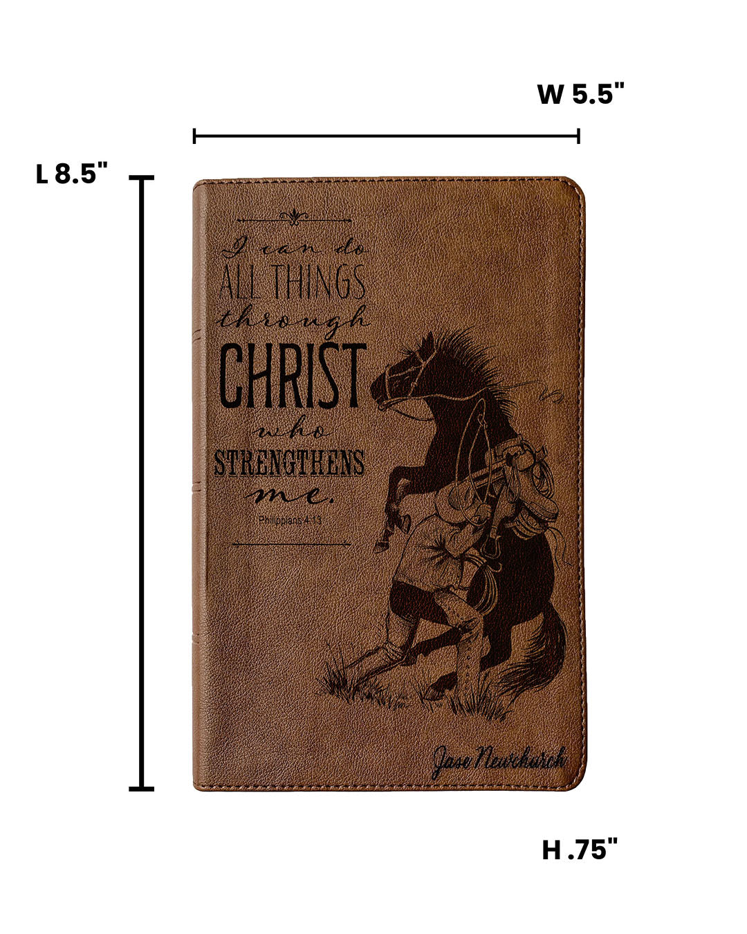 Personalized Cowboy Bible