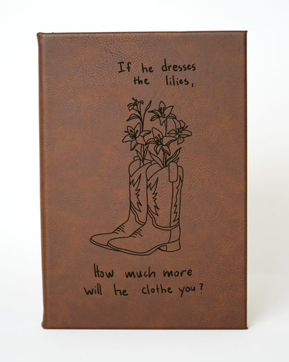 Personalized Western Themed Journal